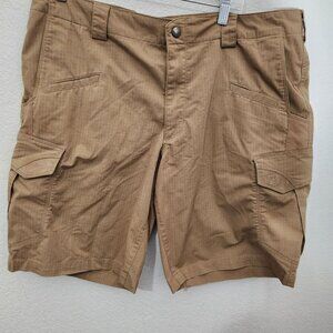 5.11 Tactical Ripstop Cargo Shorts Khaki Mens Size 38 Utility Pockets